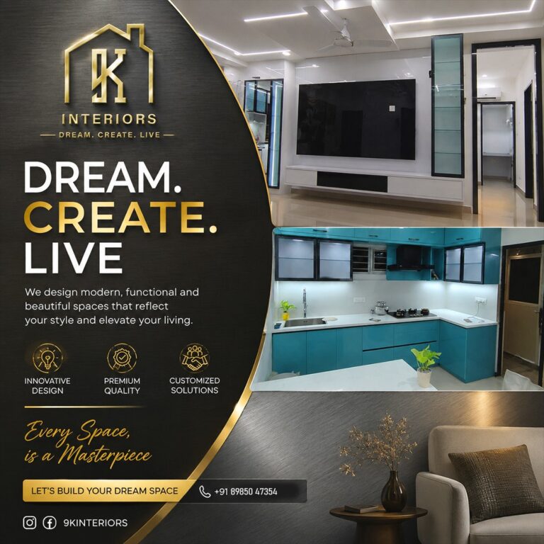 9K Interiors: Creating Modern Spaces That Reflect Your Lifestyle