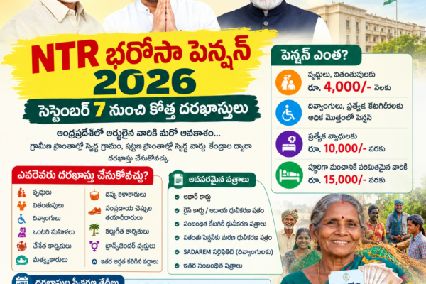 NTR Bharosa Pension 2026